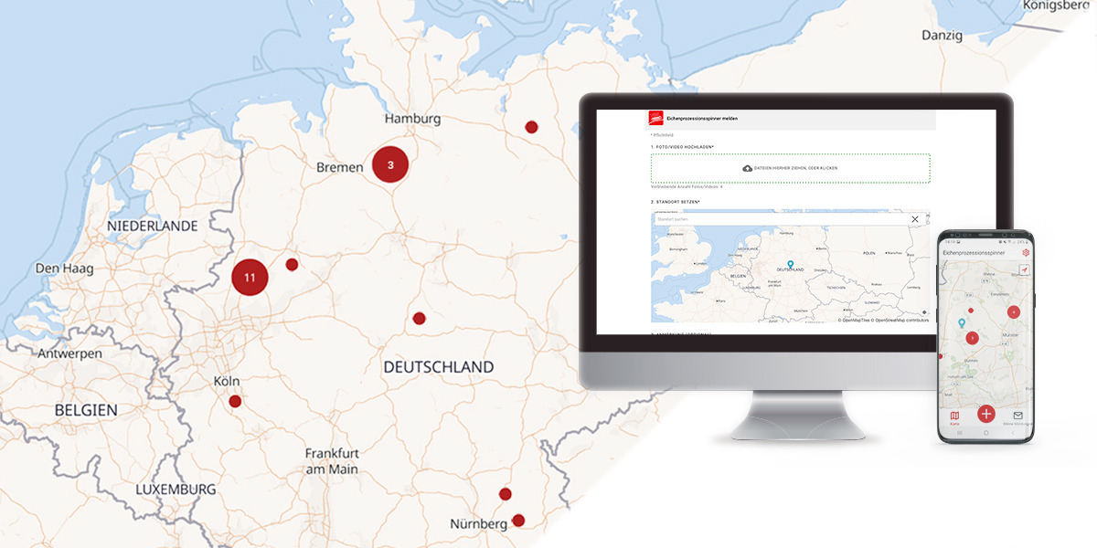 EPS Meldungen auf dem Desktop und Smartphone